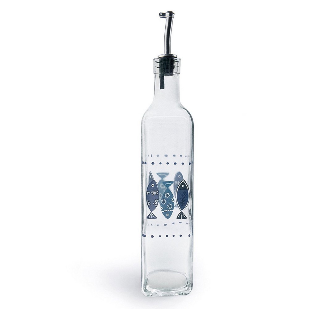 Oliera decorata OCEAN ML. 473 vetro con beccuccio